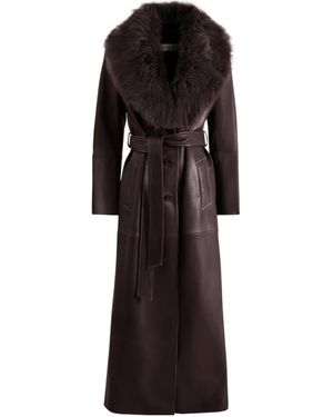 Nour Hammour Long-Sleeved Coat - Black