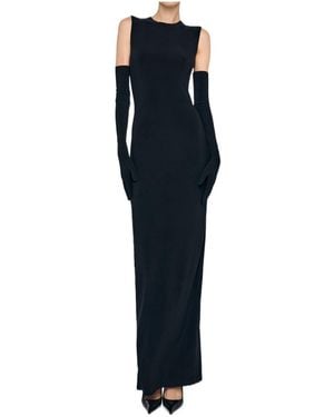 Norma Kamali Sleeveless Maxi Dress - Blue