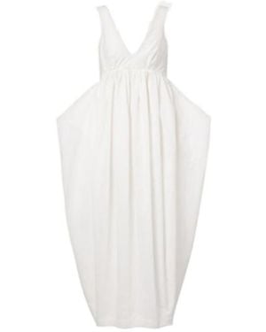 Rohe Cotton-Blend Maxi Dress - White