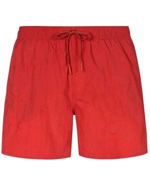 ARMANI EXCHANGE Rope Swimming Trunks - Red