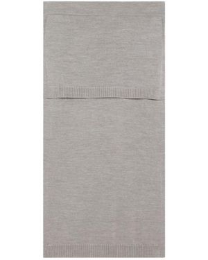 Lemaire Tie-Around Side Slit Midi Skirt - Gray