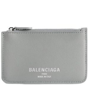 Balenciaga Cash 2.0 Long Coin And Card Holder - Gray
