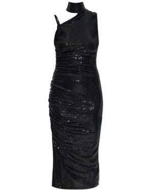 Versace Jeans Couture Couture Sequin Embellished Midi Dress - Black