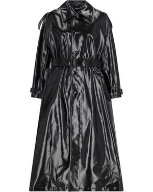 Saint Laurent Oversized Belted Coat - Black
