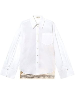 Blumarine Long Sleeve Shirt - White