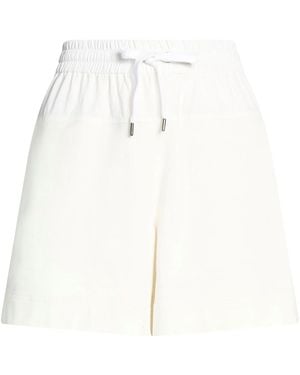 Brunello Cucinelli Stylish Solid-Color Shorts - White