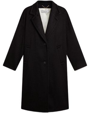 Golden Goose Single-Breasted Cocoon Coat - Black