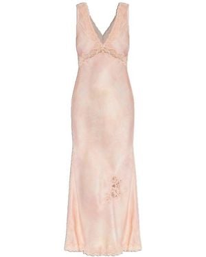 LoveShackFancy Bier Embellished Midi Dress - Pink