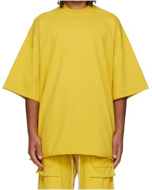 Rick Owens Concordians Tommy T-Shirt - Yellow