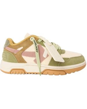 Off-White c/o Virgil Abloh Low-Top Sports Shoes - Natural