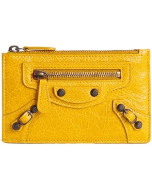 Balenciaga Le City Long Zip Wallet - Yellow