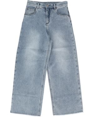 Douuod Faded Raw-Cut Jeans - Blue