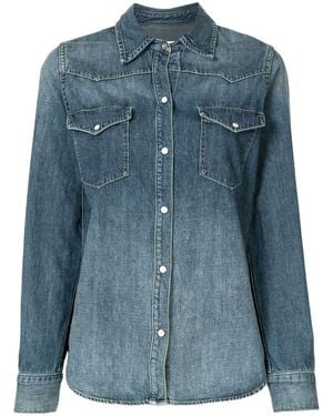 Nili Lotan Long-Sleeved Shirt - Blue