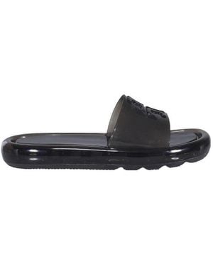 Tory Burch Bubble Jelly Slides - Black