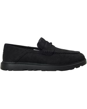 UGG Faux Suede Loafers - Black