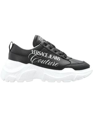 Versace Jeans Couture Couture Logo Low-Top Trainers - Black