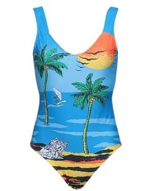 Ganni One-Piece Swimsuits - Blue