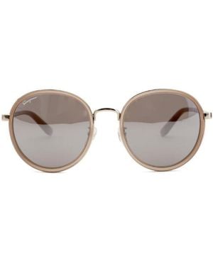 Ferragamo Logo Sunglasses - Metallic