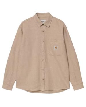 Carhartt Twill Button-Up Shirt - Natural