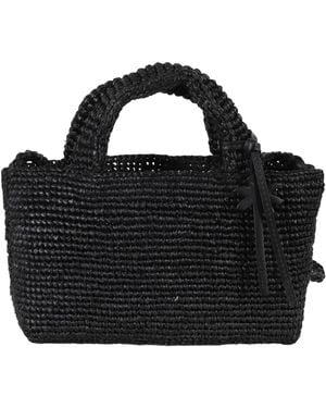Manebí Woven-Design Tote Bag - Black