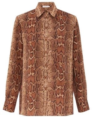 Zimmermann Hypnotic Printed Shirt - Brown