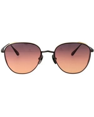 Linda Farrow Oval Sunglasses - Pink
