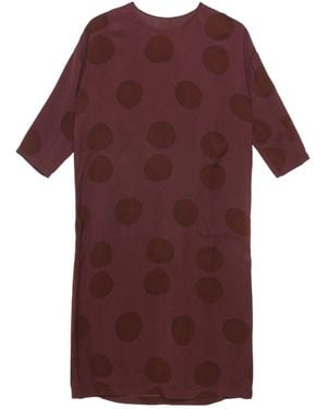 Uma Wang Round-Neck Dress - Red