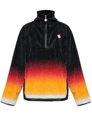 CASABLANCA Gradient Fleece Sweatshirt - Orange