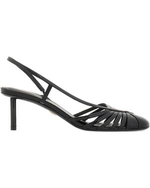 Ferragamo Logo-Laced High-Heeled Sandals - Multicolour