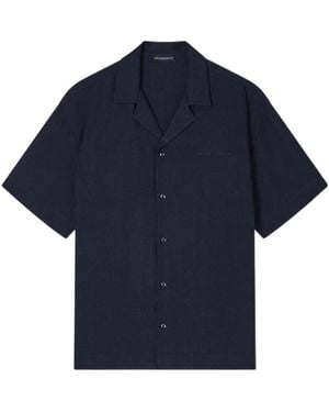 Emporio Armani Short Sleeve Shirt - Blue