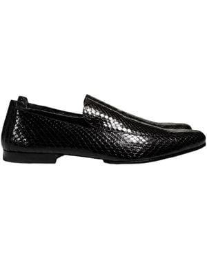 Gucci Giacomo Python Loafer - Black