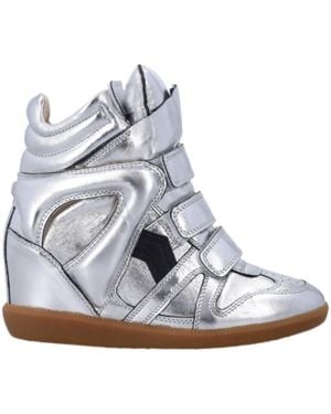 Isabel Marant Round-Toe High-Top Casual Shoes - Multicolor