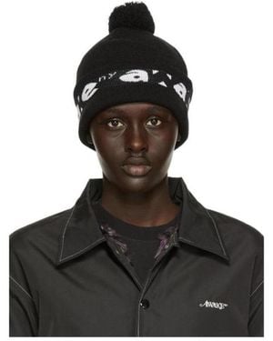 Awake Couture Logo Wool Hat - Black