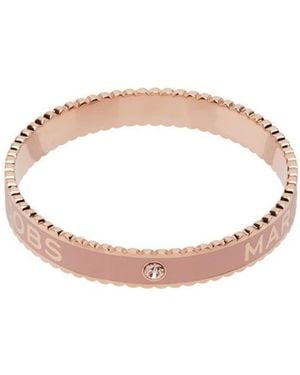Marc Jacobs The Medallion Logo Detailed Bracelet - Pink