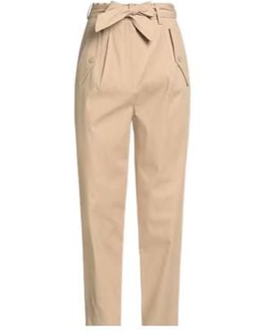 Weekend by Maxmara Minimalist Slim-Fit Pants - Natural