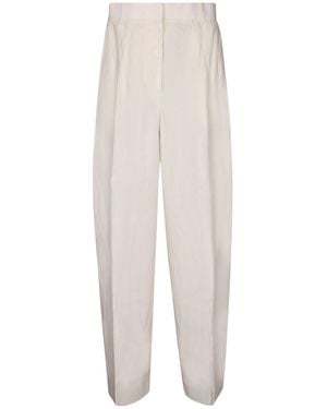 TOTEME Totême High-Waist Pants - White