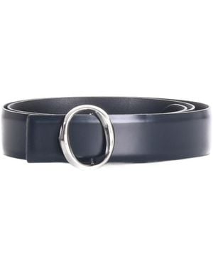 Orciani Oval Buckle Belt - Blue