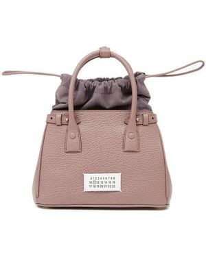 Maison Margiela 5Ac Drawstring Tote Bag - Pink