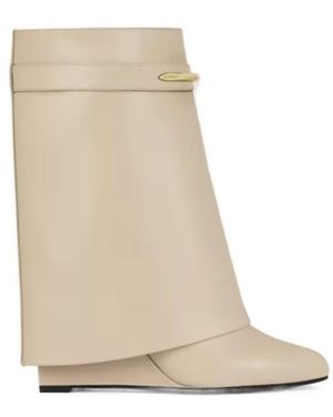 Givenchy Shark Ankle Boots - Natural