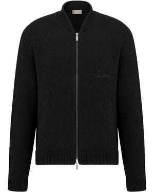 Dior Wool Knit Jacket - Black