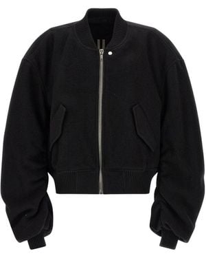 Rick Owens 'Secchia Flight' Bomber Jacket - Black