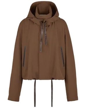 Tod's Hooded Pocket Jacket - Brown