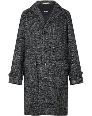 BOSS Long Coat - Gray
