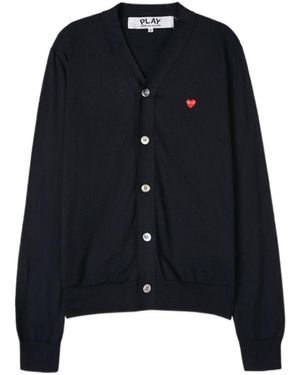 COMME DES GARÇONS PLAY Logo Cardigan - Black