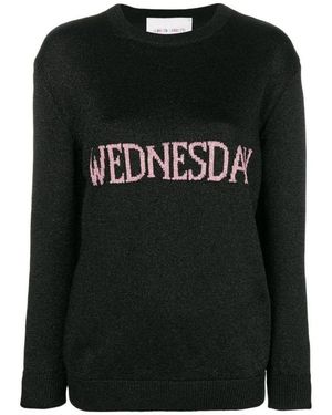 Alberta Ferretti Wednesday Knit Jumper - Black