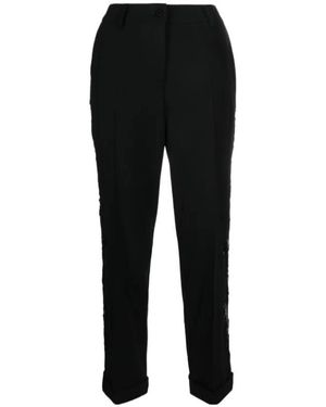 P.A.R.O.S.H. Tapered Casual Pants - Black