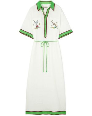 ALÉMAIS Linen Dress - White