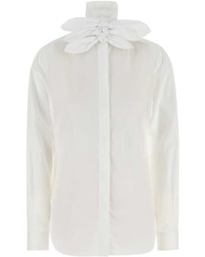 Moschino Bow-Detailed Shirt - White