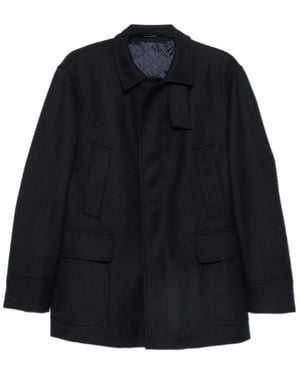 Tagliatore Long-Sleeved Casual Jacket - Blue