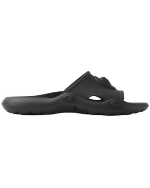 Versace Nettuno Rubber Slides - Brown